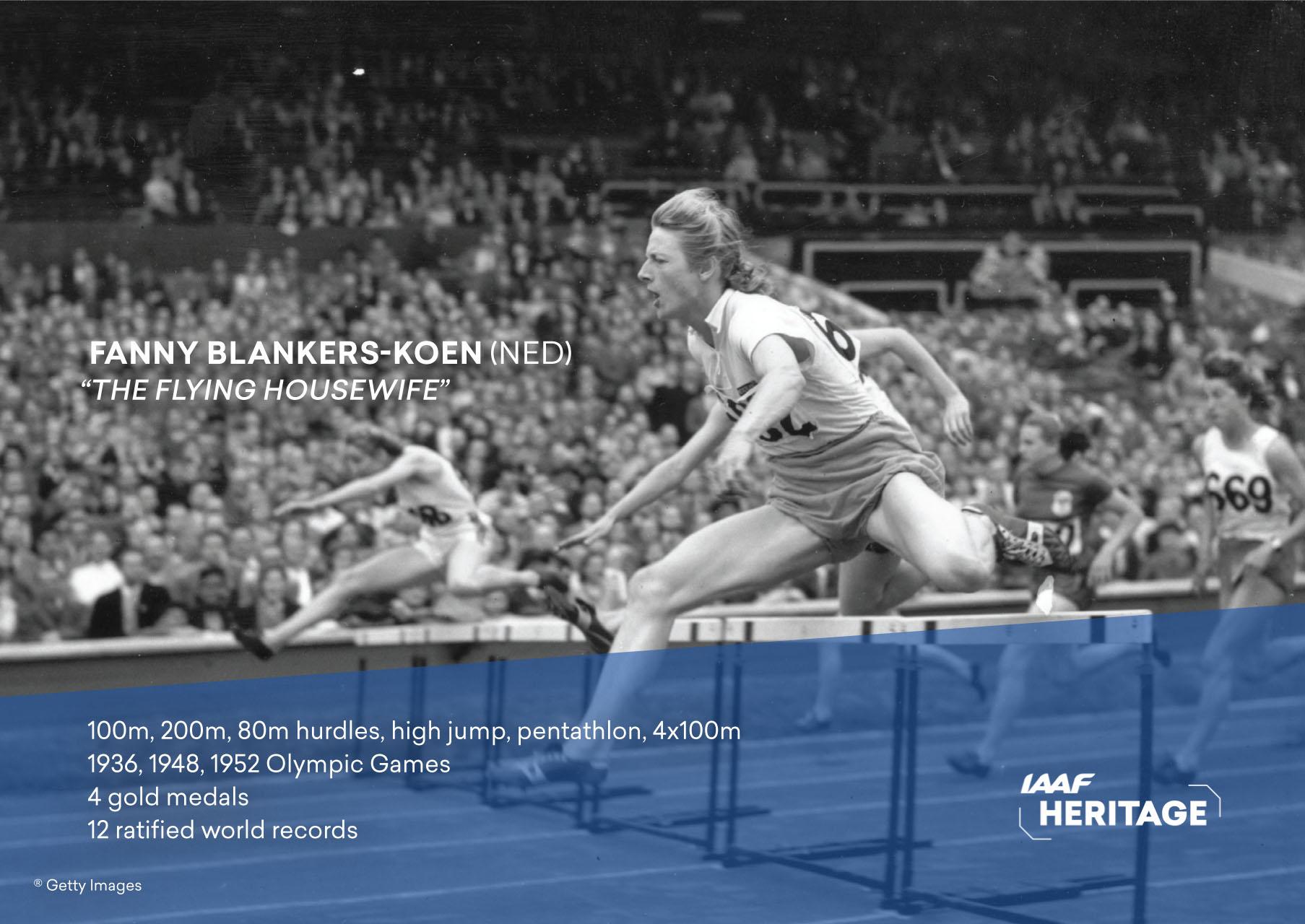 Watch Fanny Blankers-Koen 4 Olympic medals video Watch Fanny Blankers-Koen 4 Olympic medals video